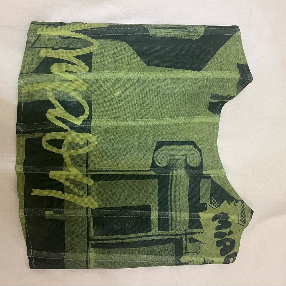 Miaou Printed Green Corset